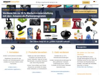 Neues Amazon Partnernet